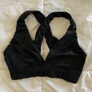 Black X Back Sports Bra / Bathing Suit